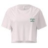 Crop top "La Pissaladièra - Pause Fringale" avec broderie Souleu & Baieta