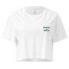Crop top "La Pissaladièra - Pause Fringale" avec broderie Souleu & Baieta