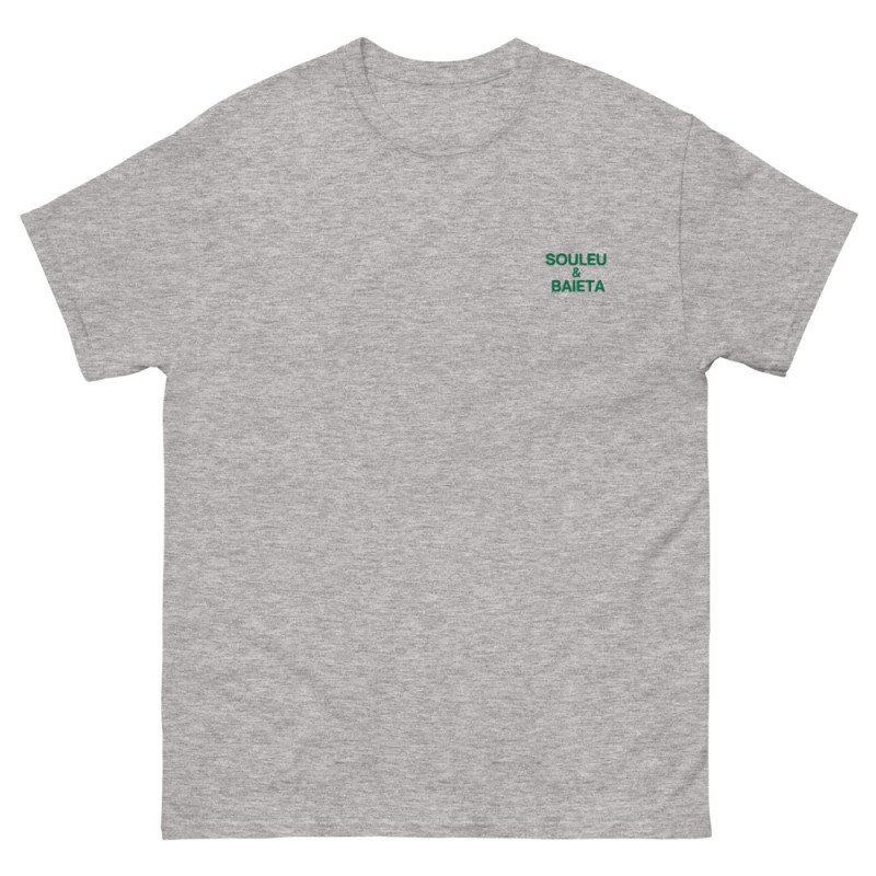 T-shirt "La Pissaladièra - Pause Fringale" avec broderie Souleu & Baieta T-shirt "La Pissaladièra - Pause Fringale" avec broderie Souleu & Baieta