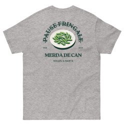 T-shirt "Merda de Can – Pause Fringale" avec broderie "Souleu & Baieta"