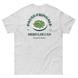 T-shirt "Merda de Can – Pause Fringale" avec broderie "Souleu & Baieta"