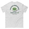 T-shirt "Merda de Can – Pause Fringale" avec broderie "Souleu & Baieta"