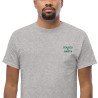 T-shirt "Merda de Can – Pause Fringale" avec broderie "Souleu & Baieta"
