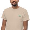 T-shirt "Merda de Can – Pause Fringale" avec broderie "Souleu & Baieta"