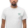 T-shirt "Merda de Can – Pause Fringale" avec broderie "Souleu & Baieta"