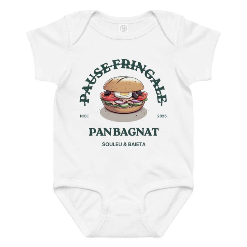Body Bébé “Pan Bagnat – Pause Fringale”  Style bistrot