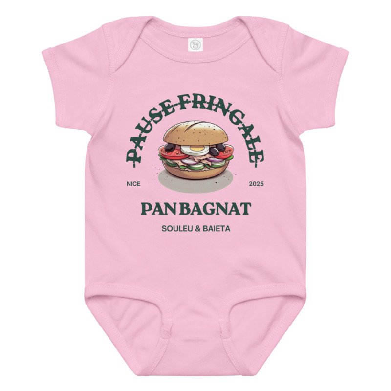 Body Bébé “Pan Bagnat – Pause Fringale”  Style bistrot