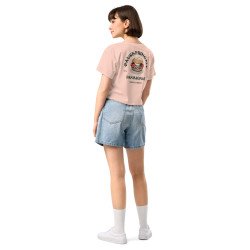 Crop Top “Pan Bagnat – Pause Fringale” | Style bistrot avec broderie “Souleu & Baieta”