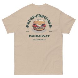 T-shirt “Pan Bagnat – Pause Fringale” |  Style bistrot avec Broderie “Souleu & Baieta”