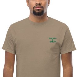 T-shirt “Pan Bagnat – Pause Fringale” |  Style bistrot avec Broderie “Souleu & Baieta”