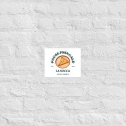 Affiche "La Socca – Pause Fringale" – Gastronomie Niçoise