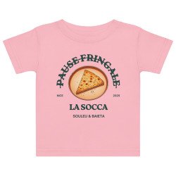 T-shirt Bébé "La Socca – Pause Fringale" Gastronomie Niçoise