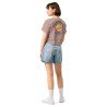 Crop Top "La Socca – Pause Fringale" avec Broderie Souleu & Baieta