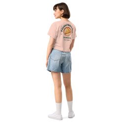 Crop Top "La Socca – Pause Fringale" avec Broderie Souleu & Baieta