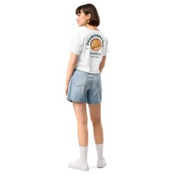 Crop Top "La Socca – Pause Fringale" avec Broderie Souleu & Baieta