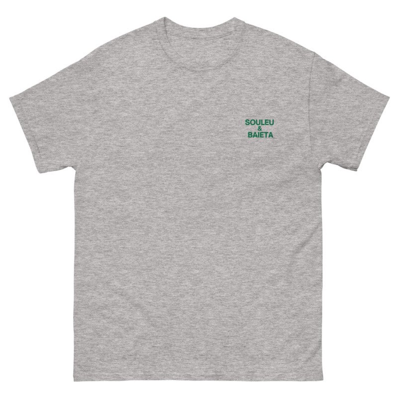 T-shirt "La Socca – Pause Fringale" avec broderie Souleu & Baieta