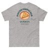 T-shirt "La Socca – Pause Fringale" avec broderie Souleu & Baieta