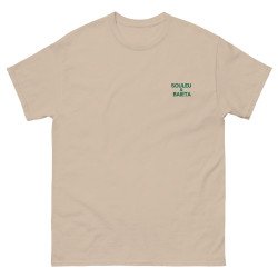 T-shirt "La Socca – Pause Fringale" avec broderie Souleu & Baieta