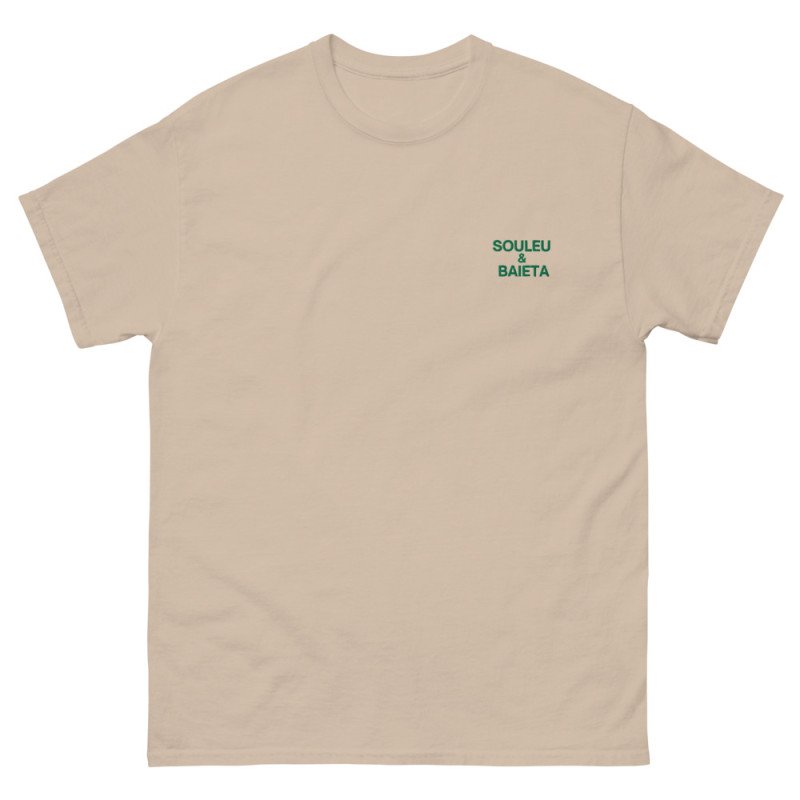 T-shirt "La Socca – Pause Fringale" avec broderie Souleu & Baieta T-shirt "La Socca – Pause Fringale" avec broderie Souleu & Baieta