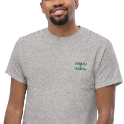 T-shirt "La Socca – Pause Fringale" avec broderie Souleu & Baieta