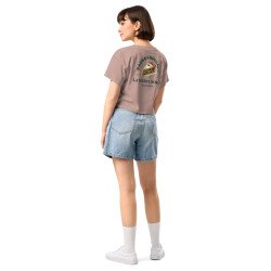 Crop top La Tourta De Blea - Pause Fringale avec brodure - Délice de Nice