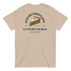 T-shirt brodé | La tourte de blettes référence aux desserts Nissart