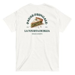 T-shirt brodé | La tourte de blettes référence aux desserts Nissart