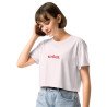 Crop top "Estrasse" — L'élégance du style, l'insolence du mot