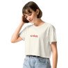 Crop top "Estrasse" — L'élégance du style, l'insolence du mot