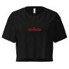 Crop top "Estrasse" — L'élégance du style, l'insolence du mot