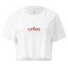 Crop top "Estrasse" — L'élégance du style, l'insolence du mot