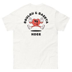 T-shirt brodé Cœur Chambrage par Souleu & Baieta