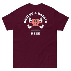 T-shirt brodé Cœur Chambrage par Souleu & Baieta
