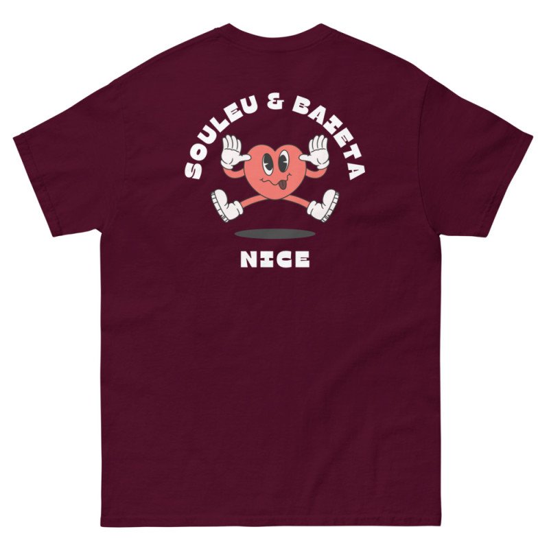 T-shirt brodé Cœur Chambrage par Souleu & Baieta T-shirt brodé Cœur Chambrage par Souleu & Baieta