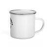 Mug émaillé "Souleu & Baieta – Nice" | Illustration cœur rigolo