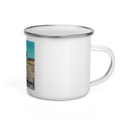 Mug émaillé "Nice – MauditsGalets" | Humour niçois à emporter partout !