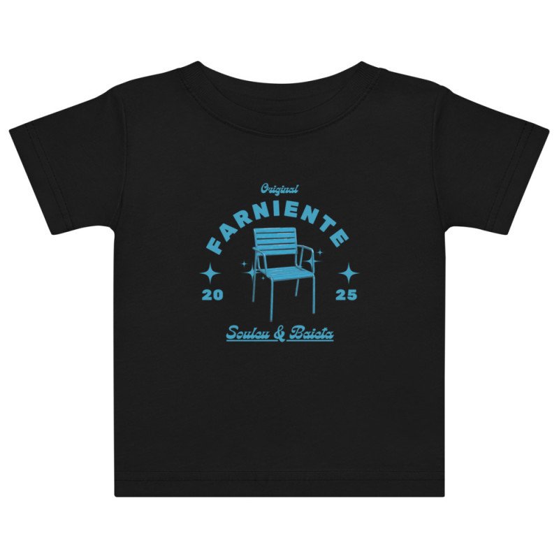 T-shirt  bébé “Farniente” – Souleu & Baieta – L’icône niçoise pour les tout-petits