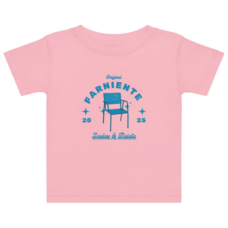 T-shirt bébé “Farniente” – Souleu & Baieta – L’icône niçoise pour les tout-petits T-shirt bébé “Farniente” – Souleu & Baieta – L’icône niçoise pour les tout-petits