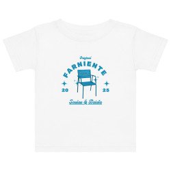 T-shirt  bébé “Farniente” – Souleu & Baieta – L’icône niçoise pour les tout-petits