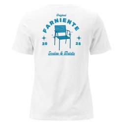 T-shirt femme “Farniente” – Souleu & Baieta – Douceur, soleil & style niçois