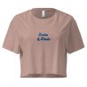 Crop top “Farniente” – Souleu & Baieta – L’été niçois en version stylée