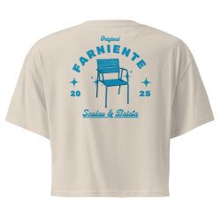 Crop top “Farniente” – Souleu & Baieta – L’été niçois en version stylée