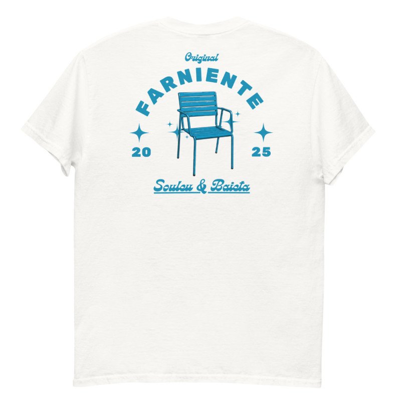 T-shirt “Farniente” – Souleu & Baieta – L’icône niçoise version streetwear