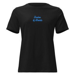 T-shirt Femme "Souleu & Baieta" – Élégance Décontractée & Broderie Méditerranéenne