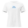T-shirt Femme "Souleu & Baieta" – Élégance Décontractée & Broderie Méditerranéenne