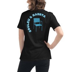 T-shirt Femme "Souleu & Baieta" – Élégance Décontractée & Broderie Méditerranéenne