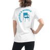 T-shirt Femme "Souleu & Baieta" – Élégance Décontractée & Broderie Méditerranéenne