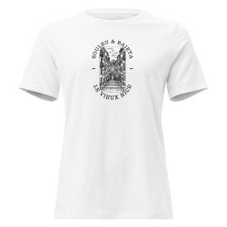 T-shirt Femme "Vieux Nice - Souleu & Baieta" : L'Élégance Décontractée Inspirée du Cœur de Nice