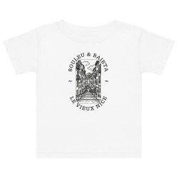 T-shirt Bébé "Vieux Nice - Souleu & Baieta" : Le Charme Niçois Dès Le Berceau