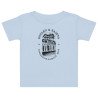 T-shirt bébé « Cascade de Gairaut Souleu & Baieta » – Illustration douce et authentique de Nice